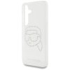 Etui Karl Lagerfeld Rhinestones Karl     Head Logo do Samsung Galaxy S25 przezroczysty